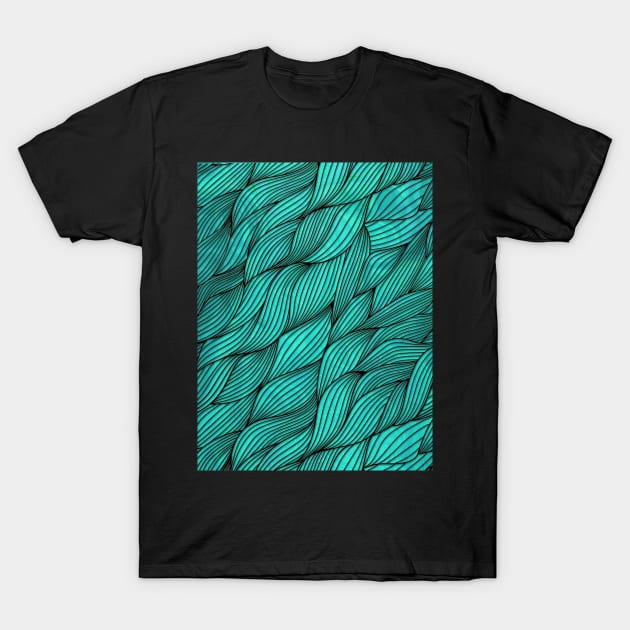 weaved leaves T-Shirt by poupoune